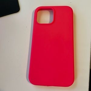 iPhone 13 Pro Max hot pink phone case